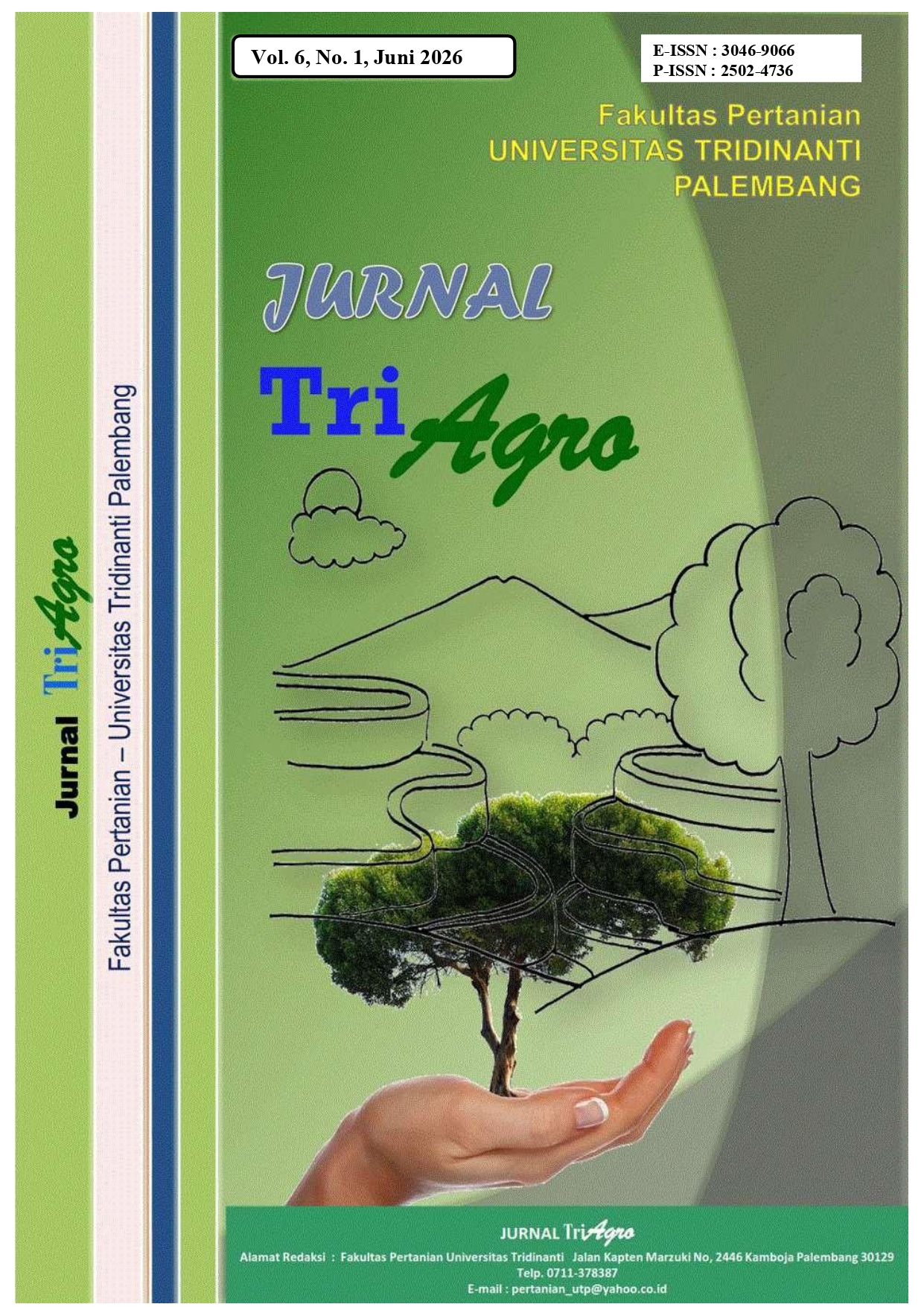 					View Vol. 6 No. 1 (2026): Jurnal TriAgro
				