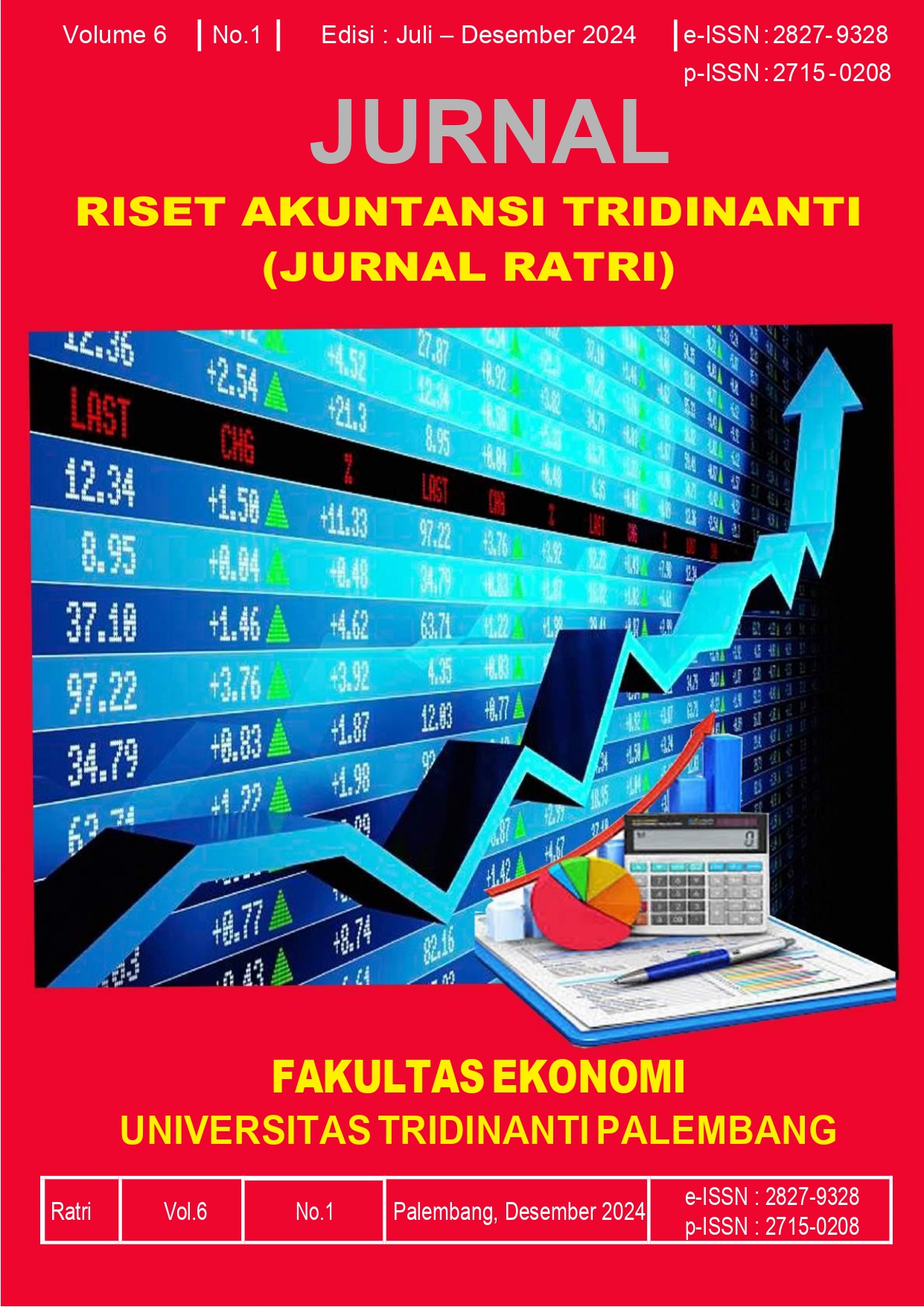 					View Vol. 6 No. 1 (2024): Jurnal Riset Akuntansi Tridinanti 
				