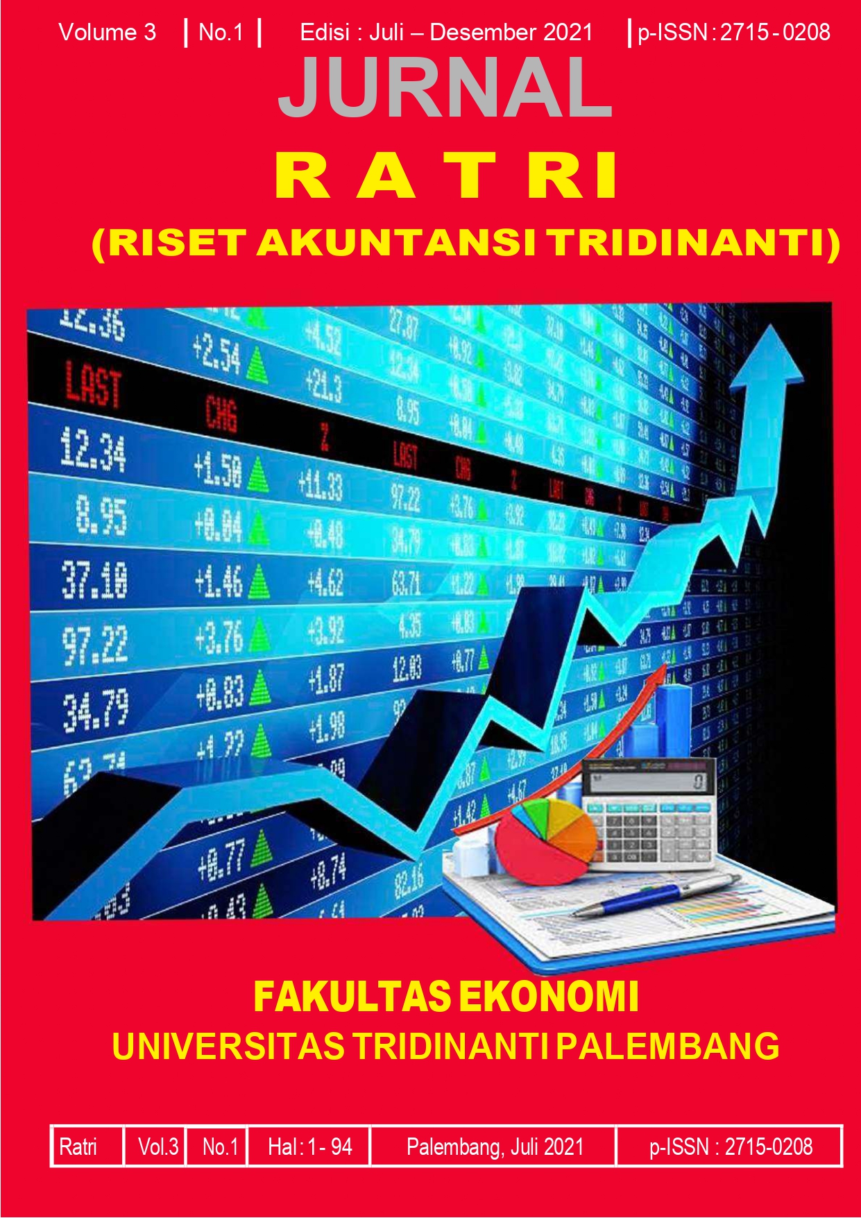 					View Vol. 3 No. 1 (2021): Jurnal Riset Akuntansi Tridinanti (Jurnal Ratri)
				